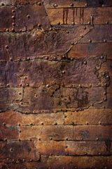 Fotografía artística de detalles textura chapas hierro antiguas