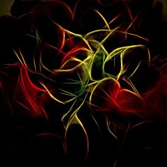 Fotografía artística abstracta ritmos luminosos